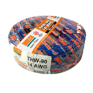 ROLLO DE CABLE THW-90 14AWG INDECO